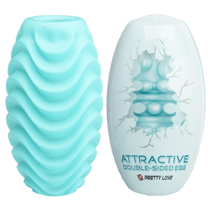 Мастурбатор двухсторонний "Pretty Love Attractive" бирюзовый 