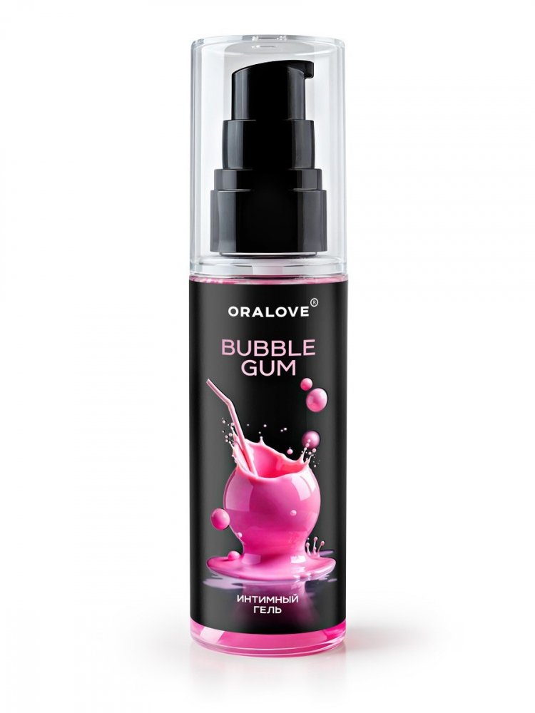 Гель "Oralove Bubble Gum" с ароматом и вкусом бубль гум, 60ml 