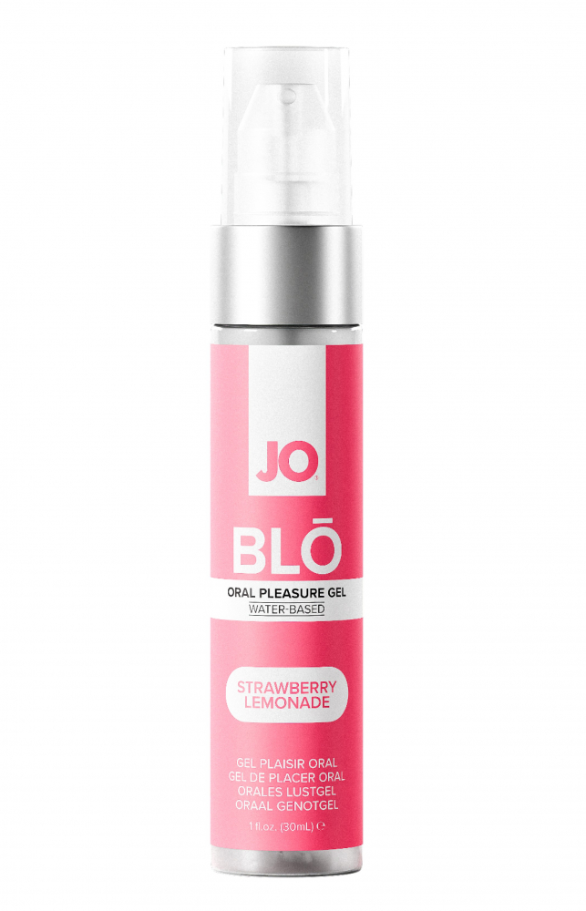 Сыворотка возбуждающая для глубокого минета "JO Blo Strawberry Lemonade" со вкусом клубничного лимонада, 30ml 